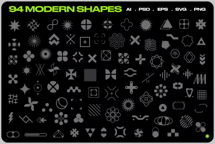 Cyber Y2K - Modern Shapes