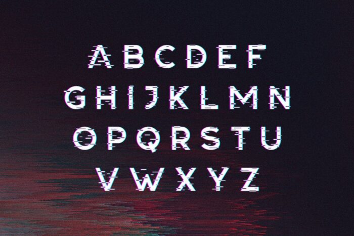 Avalon Glitch Font 3 Desigix Shop