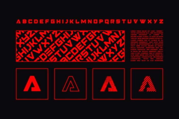 Azurite Typeface 3 Desigix Shop