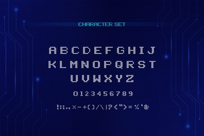 Cyber Technology Font 7 Desigix Shop