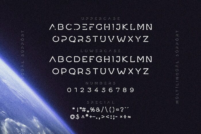 Flare Futuristic Science Font 4 Desigix Shop
