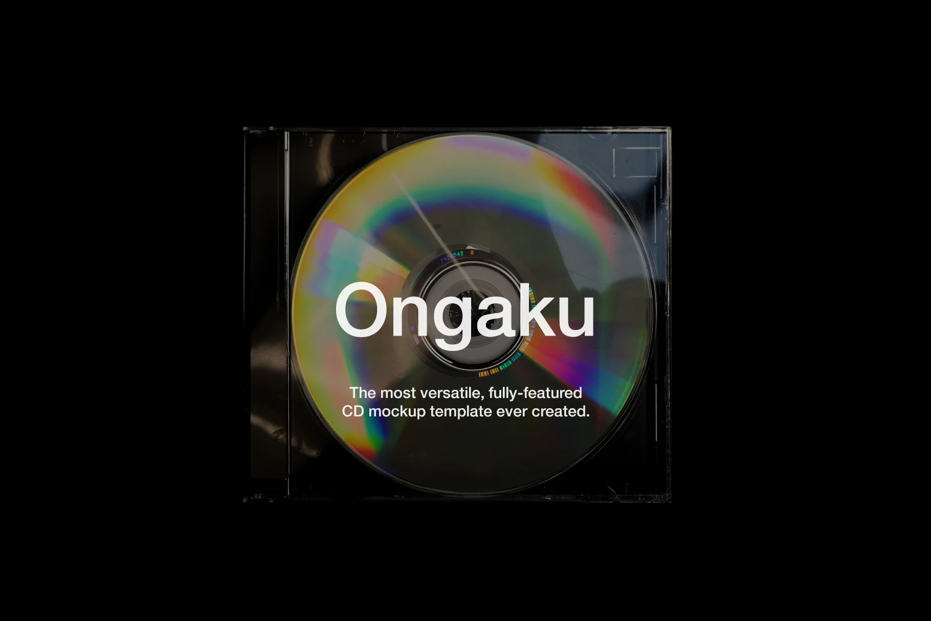 Ongaku - Ultimate CD Mockup Template 1 Ongaku Ultimate CD Mockup Template 1 Desigix Shop