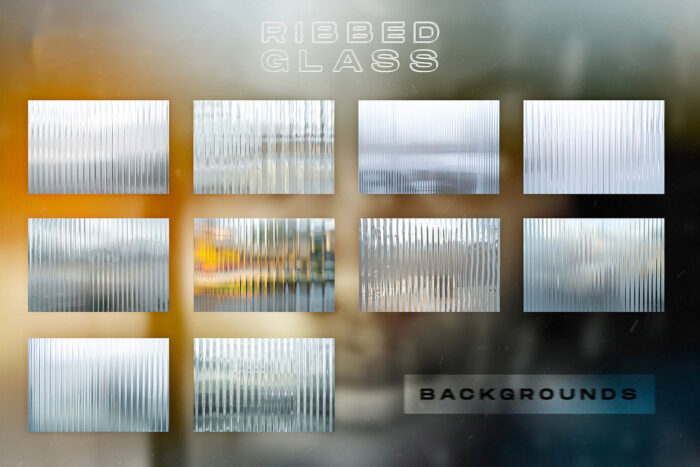 Ribbed Glass Overlay Backgrounds 4 Desigix Shop