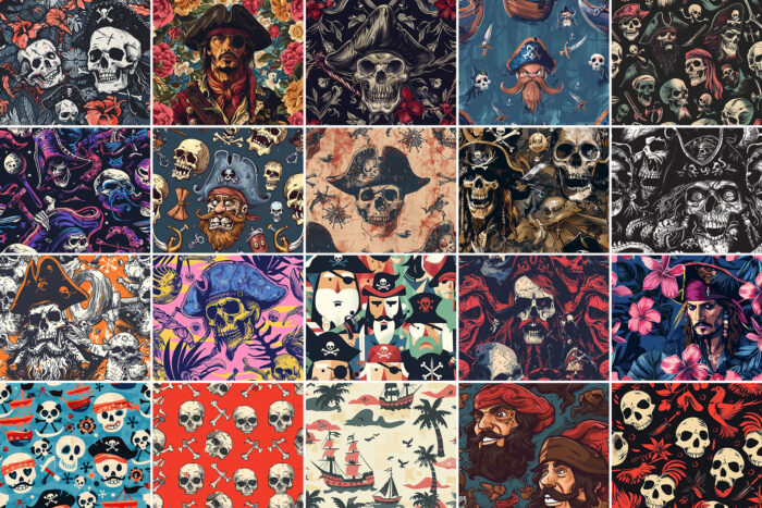 1000 Pirate Patterns Image 5 Desigix Shop