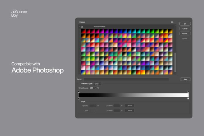200 Duotone Photoshop Gradients Image 4 scaled Desigix Shop