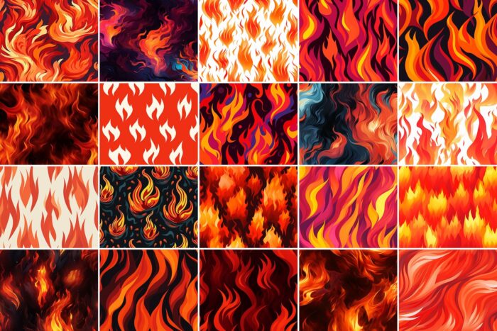 400 Fire Patterns Image 3 Desigix Shop