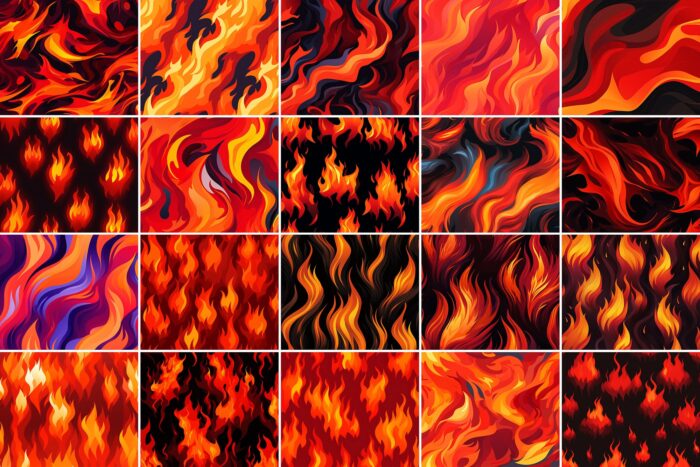 400 Fire Patterns Image 4 Desigix Shop
