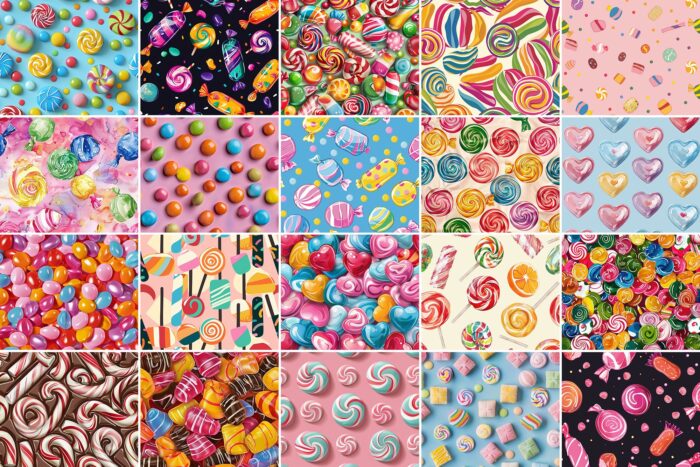 500 Candy Patterns Image 4 Desigix Shop