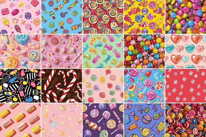 500 Candy Patterns Image 5 Desigix Shop