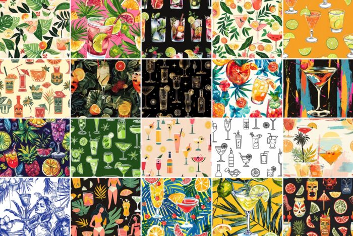 500 Cocktail Patterns Image 3 Desigix Shop
