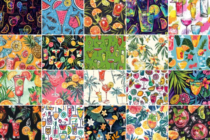 500 Cocktail Patterns Image 4 Desigix Shop