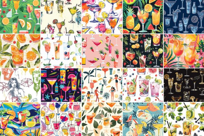 500 Cocktail Patterns Image 5 Desigix Shop