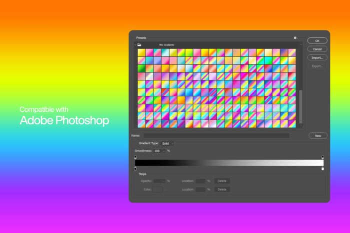 90s Photoshop Gradients Image 2 Desigix Shop