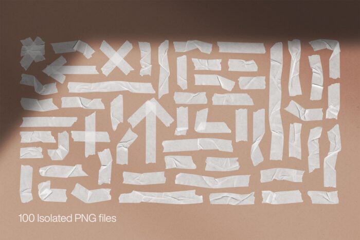 free masking tape png textures 02 Desigix Shop