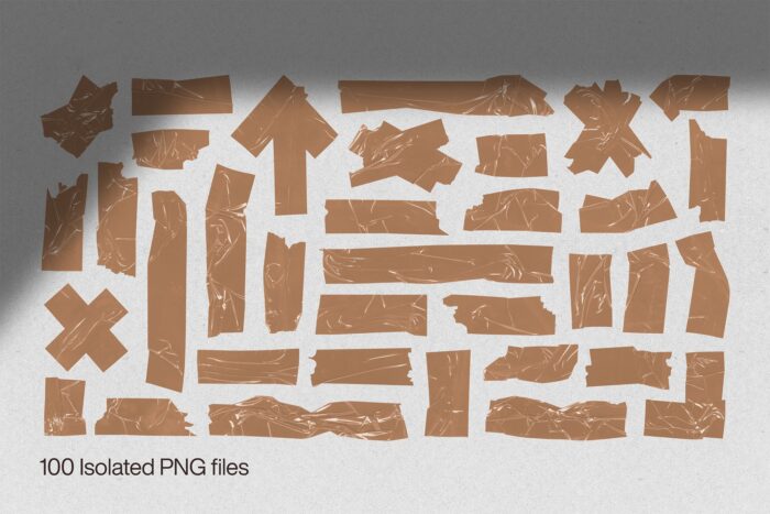 free packing tape png textures 02 Desigix Shop